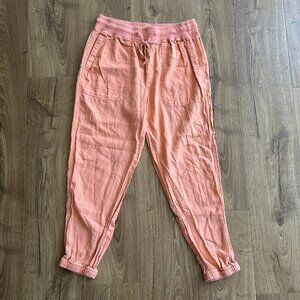 GAP Coral Colored Joggers – Women’s Size Medium Soft Casual Lounge